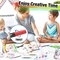 Dual Tip Fabric Markers Permanent for Clothes, 20 Colors Fabric Decorating Paint Pens for Kids, T-Shirt Shoe Markers for Sneakers Clothing Canvas Textile Bibs Coloring Book (Chisel & Fine Tip)